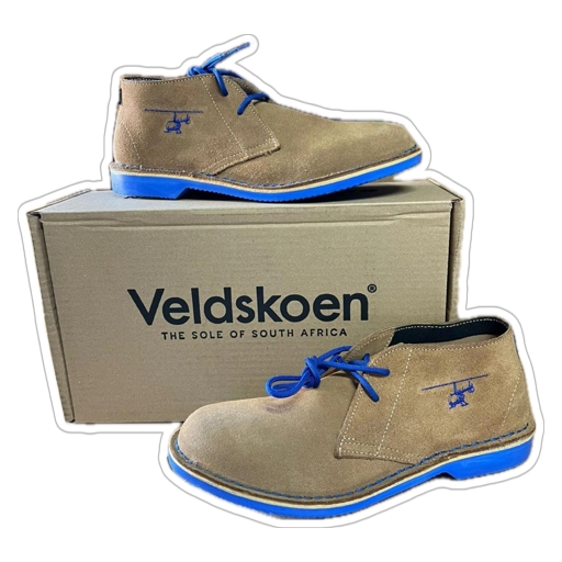 The Original Veldskoen with Helivate Branding